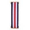 bracelet Homme GOLD bleu blanc rouge fin
