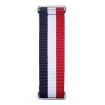 bracelet Homme SILVER bleu blanc rouge