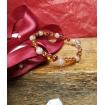 bracelet en ambre et pierre de soleil