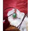Petit pendentif Green en Aventurine facettée