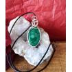 Pendentif Aranyani en malachite