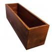Boite de rangement en pin massif foncé 30 x 10 x 9cm