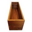 Boite de rangement en pin massif foncé 30 x 10 x 9cm