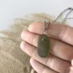 Pendentif Île Vert Olive
