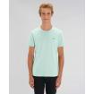 T-shirt bleu Caraïbes mixte - Brodé "Bright ocean"