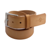 CEINTURON CUIR LEGEND 4CM NATUREL
