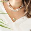 Collier Heishi Amazonite