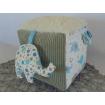 Cube d'éveil éléphants Bleus