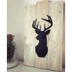 Panneau lumineux tête de cerf
