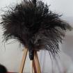 Plumeau en véritable plumes d'autruche collection Sultan