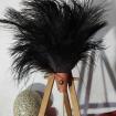 Plumeau en véritable plumes d'autruche collection Saphir