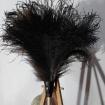Plumeau en véritable plumes d'autruche collection Cristal