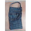 Pochette en jeans recyclé