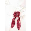 Chouchou foulard rouge et bleu