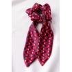 Chouchou foulard rouge et bleu