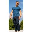 T-shirt premium et durable 100% coton bio - Bleu - 340gr/m2