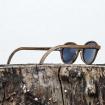 Lunettes de soleil en bois Made in France JFK Noyer
