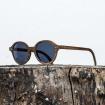Lunettes de soleil en bois Made in France JFK Noyer