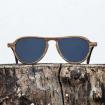 Lunettes de soleil en bois Made in France LAX Noyer