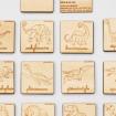 Mémory dinosaures- Ecriture cursive- 26 cartes