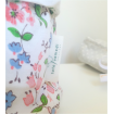 Panier de rangement réversible fleuri