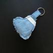 Porte clé recyclé en forme de cœur