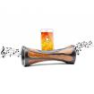 MANGOBEAT - Enceinte en bois pour téléphone - Amplificateur de son pour smartphone - Support iPhone