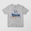 T-shirt enfant - Sortie en mer / Gris Chiné