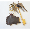 Porte clé hérisson en cuir