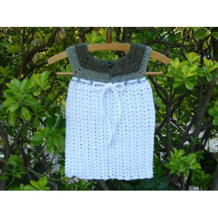 Robe Entre Gris Clair et Gris Foncé - Taille 2 ans