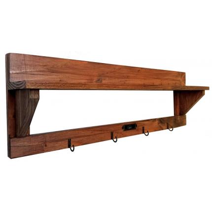 Etagère murale rustique foncée