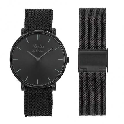 Coffret L'Indécise tressée noir