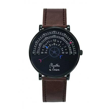 La Rapporteuse façon cuir marron