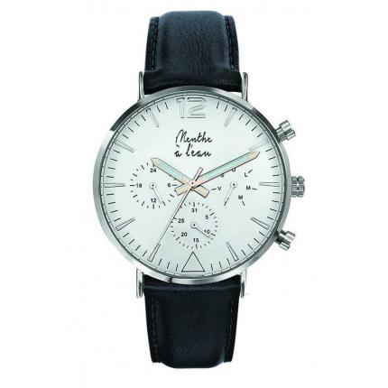 La Précise cuir noir fond blanc