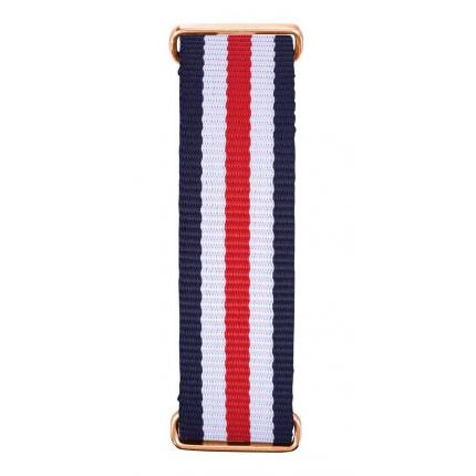 bracelet Homme GOLD bleu blanc rouge fin