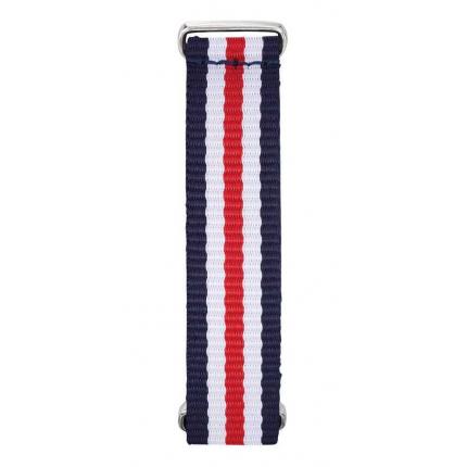 bracelet Femme SILVER bleu blanc rouge fin