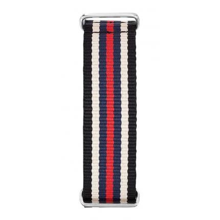 bracelet Homme SILVER noir beige bleu rouge