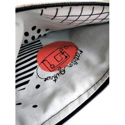 Pochette Lin et bleue - Yeah