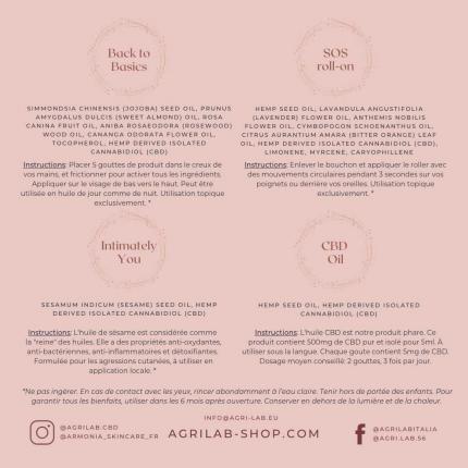 THE BOX: huiles visage + corps + roll-on