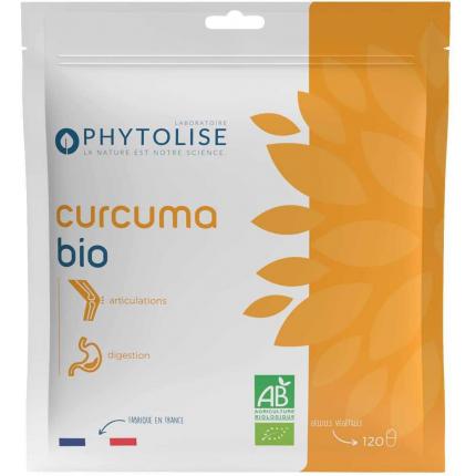 Complément alimentaire Curcuma Bio - 120 gélules