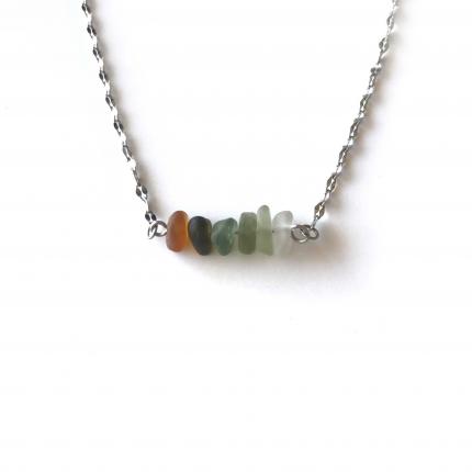 Collier Rivage dégradé Orange Vert #2