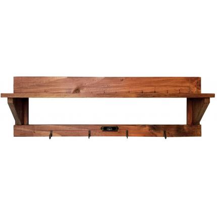 Etagère murale rustique foncée