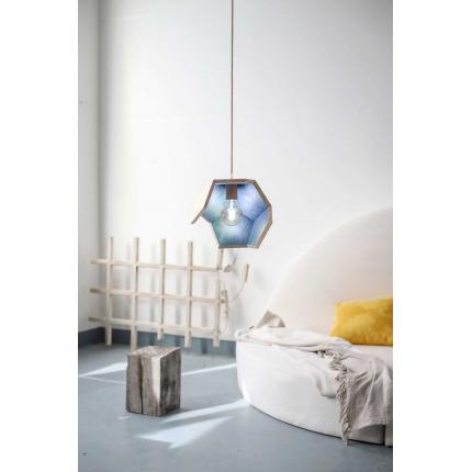 Suspension en bois nature - huile de lin