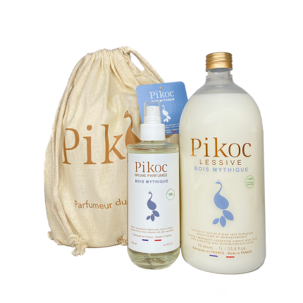 Pochette Duo Lessive + Brume: Bois Mythique