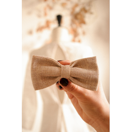 Noeud cache-agrafes à clipser doré