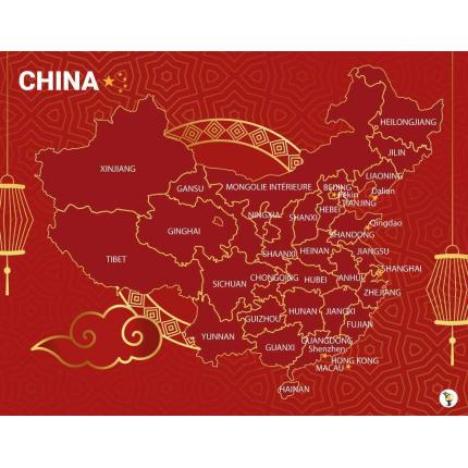 Carte de Chine - Sofia