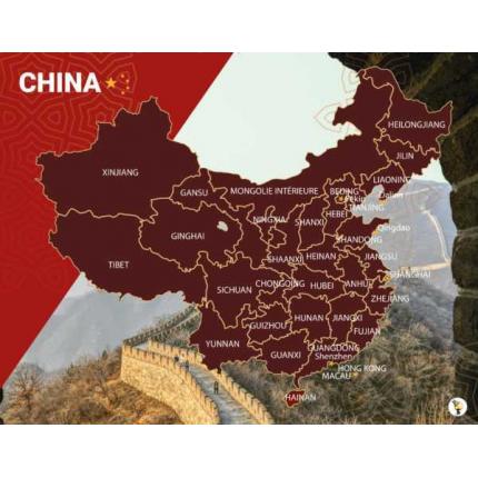 Carte de Chine - Iris