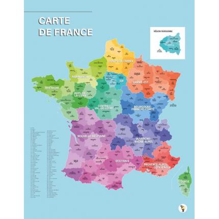 Carte de France - Zoé