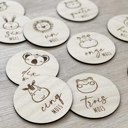 Cartes étapes animaux