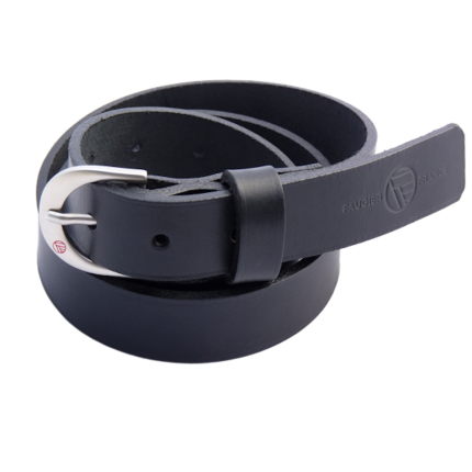 CEINTURE CUIR L'INDISPENSABLE 3CM NOIRE